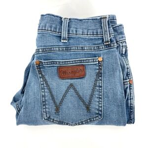 Wrangler Retro Slim Boot Mens Blue Denim Jeans 32x30 Medium Wash